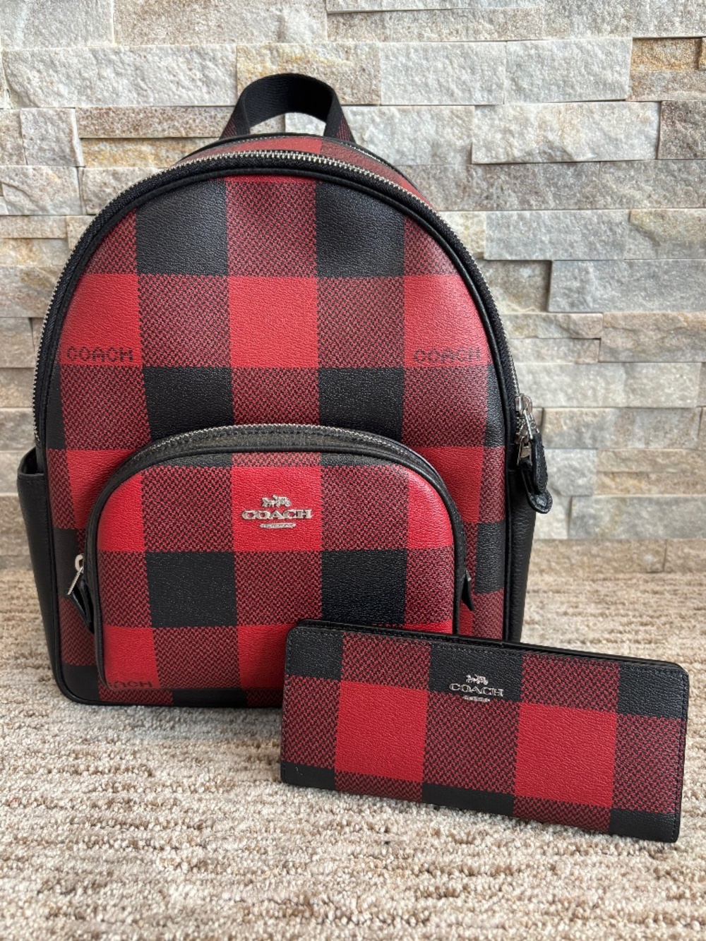 COACH Court Backpack/Matching Wallet